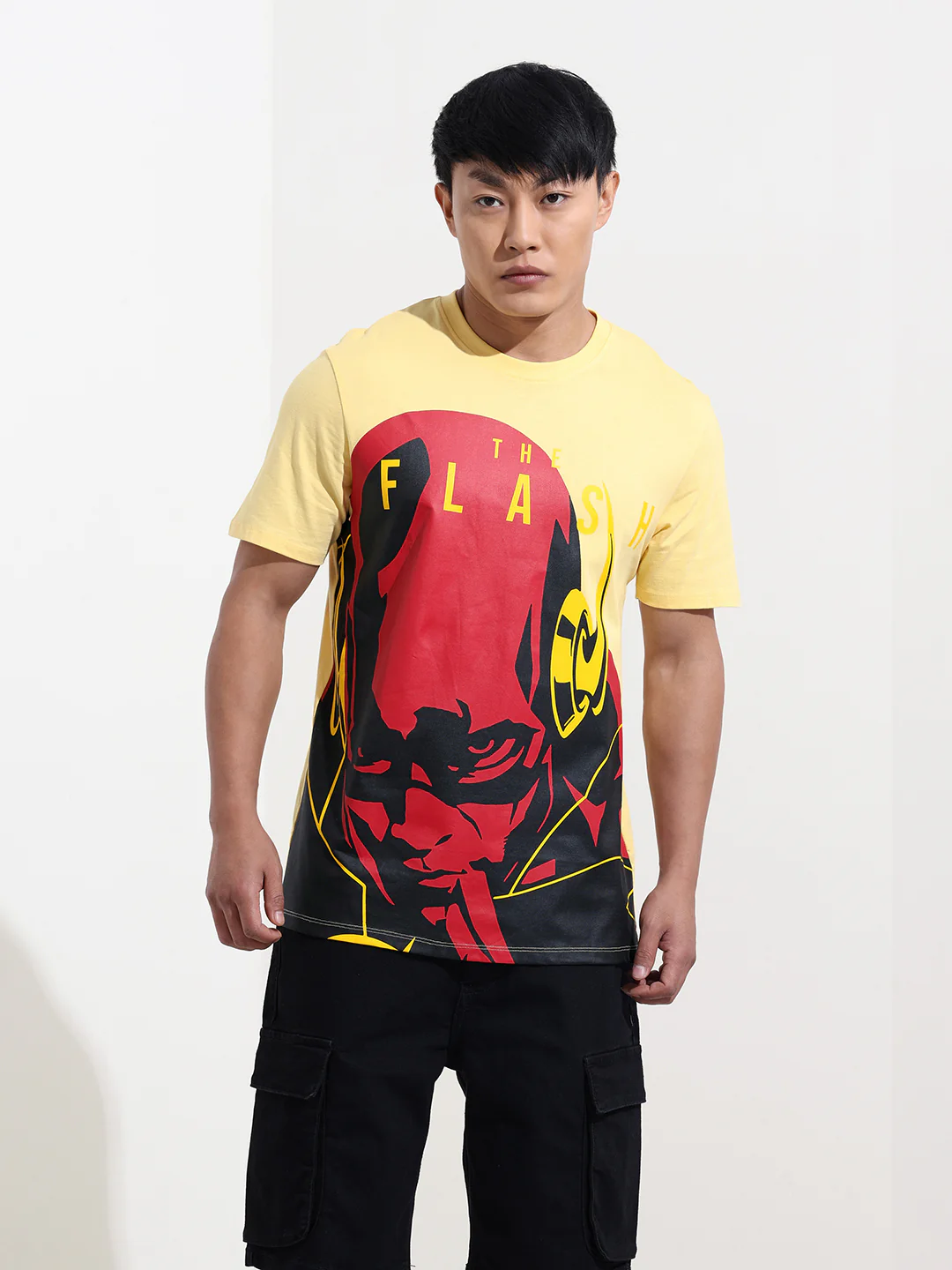 Men's Printed Applique Slim Fit T-shirt - Image 6
