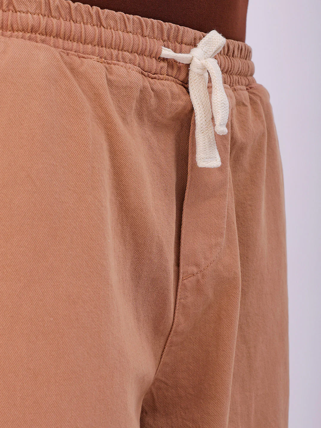 Men's Almondine Loose Fit Solid Street Wear Jeans - Image 6