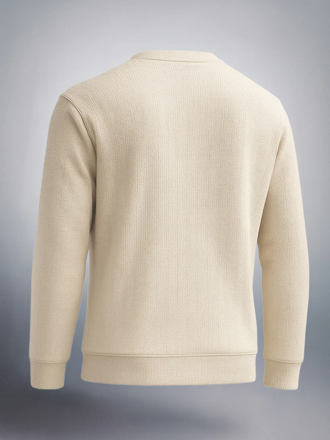 Men's Tofu Relaxed Fit Solid Street Wear Sweatshirts - Image 2