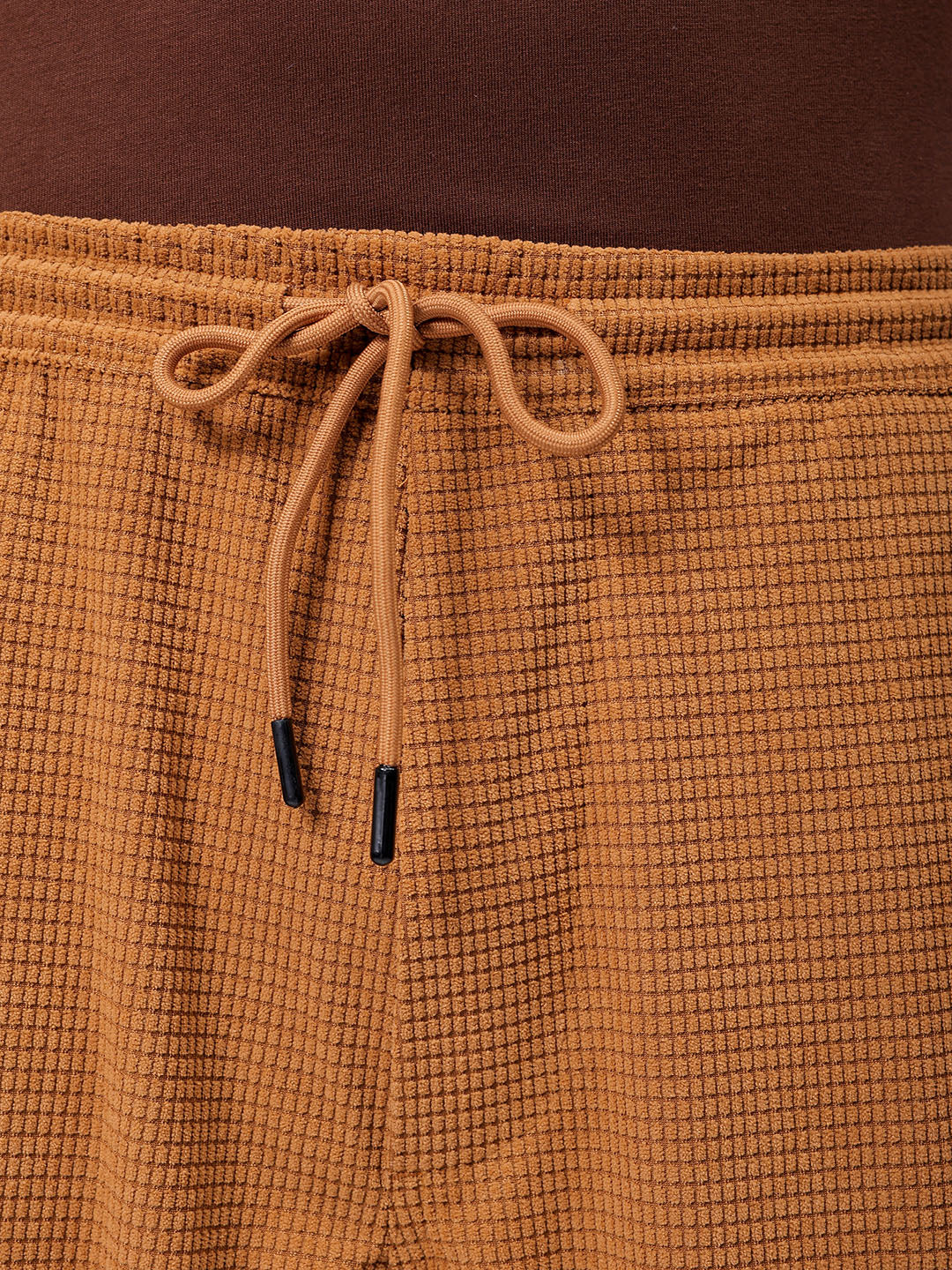 Men's Khaki Wide Leg Fit Textured Utility Cargo - Image 6