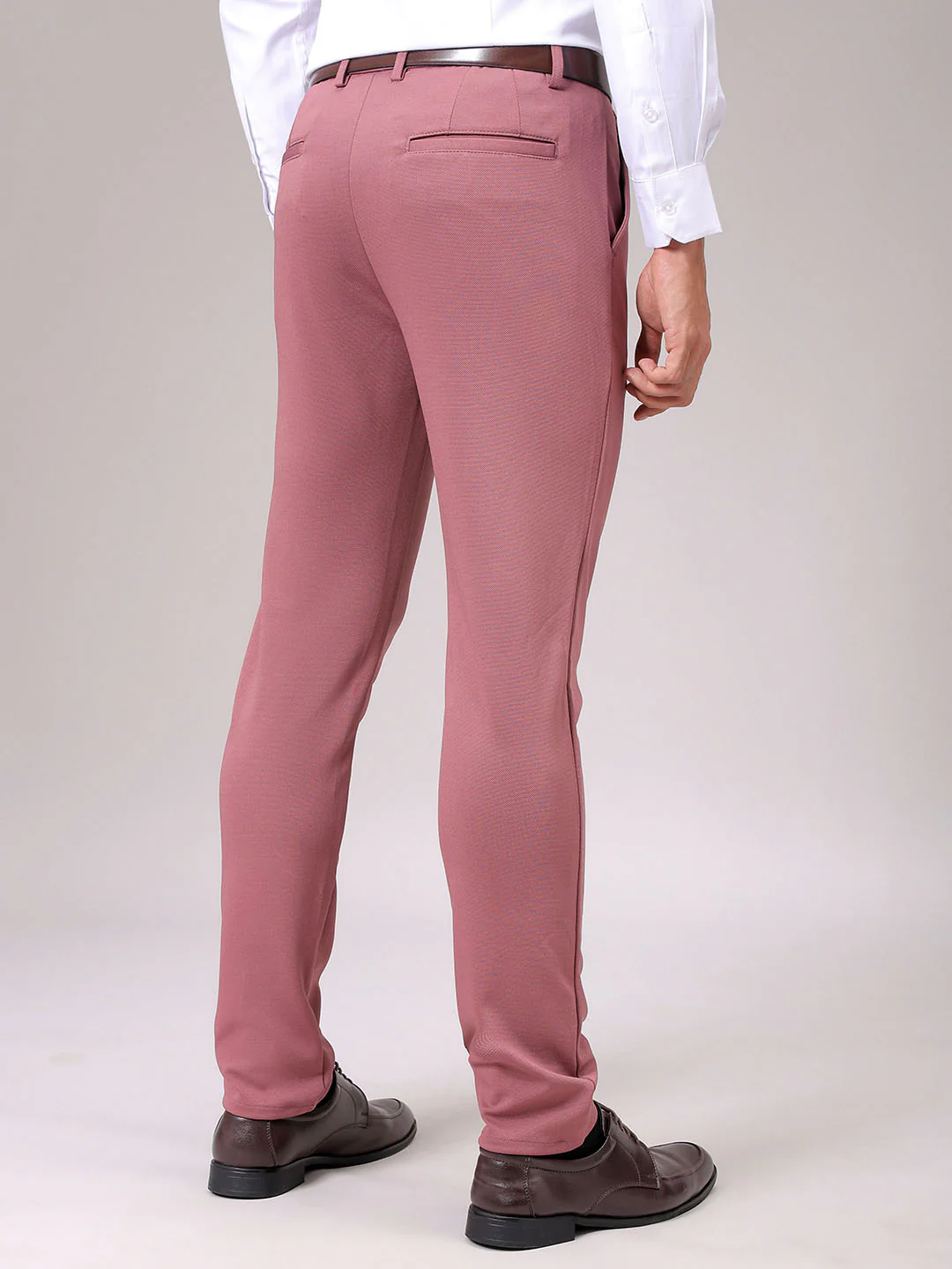 Men's Astro Dust Slim Fit Textured Formal Trouser - Image 2