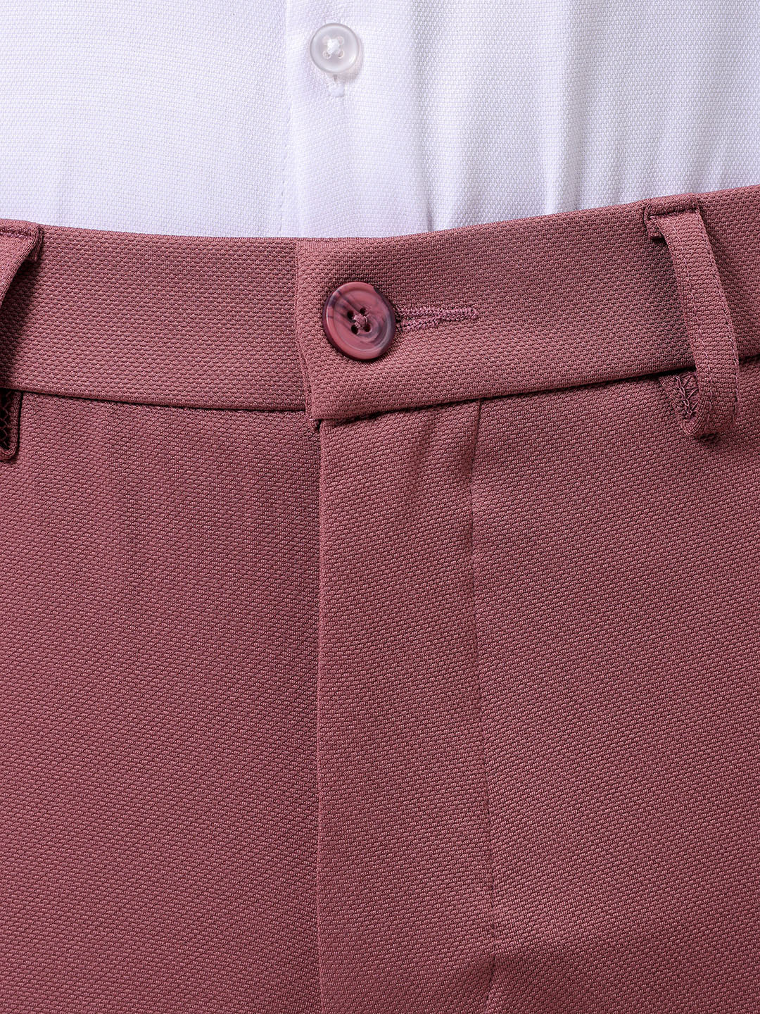 Men's Astro Dust Slim Fit Textured Formal Trouser - Image 6
